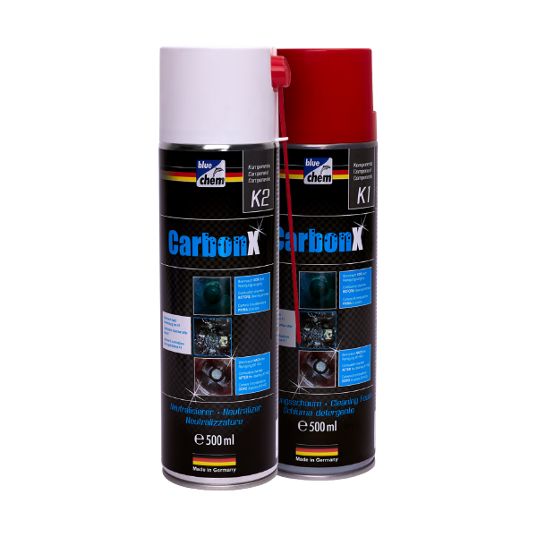 Carbon X : Servicio de restauración para el motor, económico y eficaz. Limpieza efectiva de la cámara de combustión sin desmontaje de la tapa de cilindros.